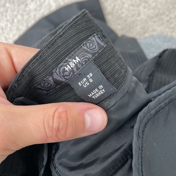 H&M Black Work Pants - Size 8 - Made in Turkey - Picture 8 of 8